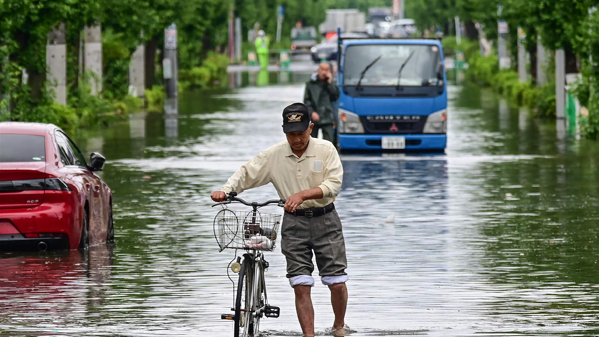 قتيل ومفقودان جراء أمطار غزيرة في اليابان