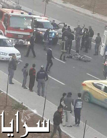 عشريني ينتحر من أعلى جسر عبدون  .. صور 