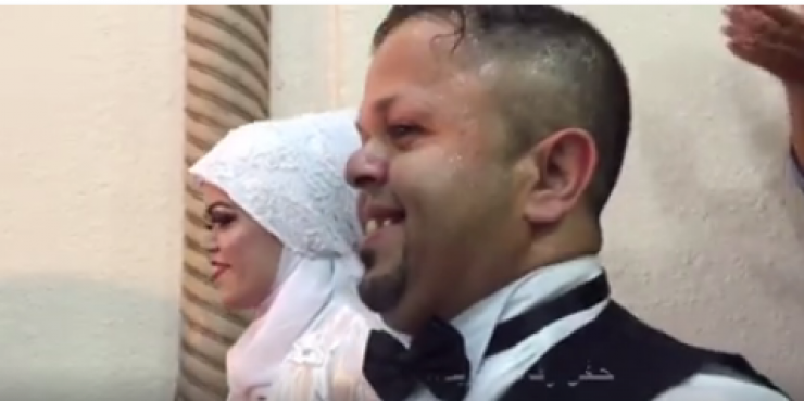 بالفيديو  ..  زفاف اقصر عروسين في الاردن