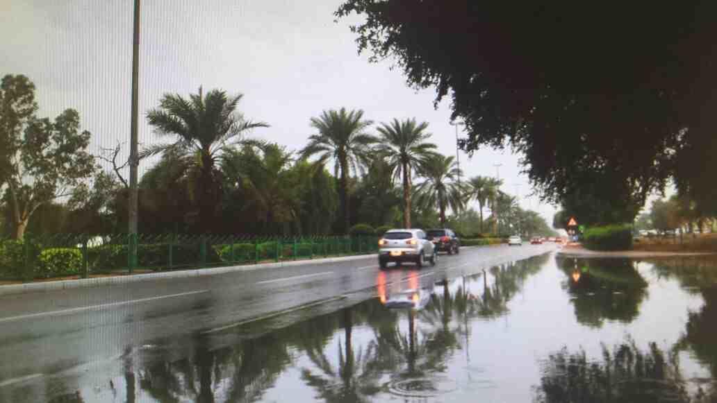 الإمارات ..  الأمطار الغزيرة تواصل هطولها