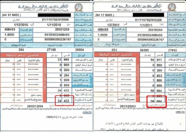 الكرك :مواطنون يشكون من عدم استلام فواتير الكهرباء .. وهيئة تنظيم الطاقة لا تجيب 
