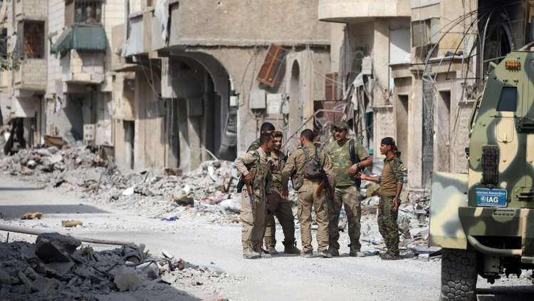 المرصد السوري يعلن تطهير مدينة الرقة بالكامل من "داعش"