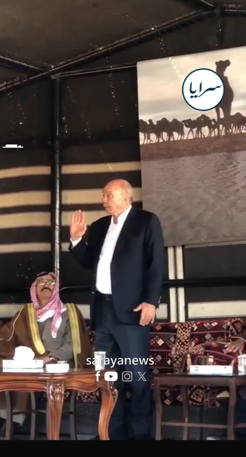 بالفيديو  .. فيصل الفايز : طخو عليه وعلى الحكومات بس جلالة الملك خط أحمر 