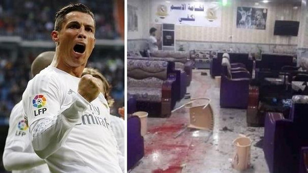 بالصور  ..  ريال مدريد يهدي فوزه لأرواح مشجعيه الذين قتلهم "داعش" في العراق