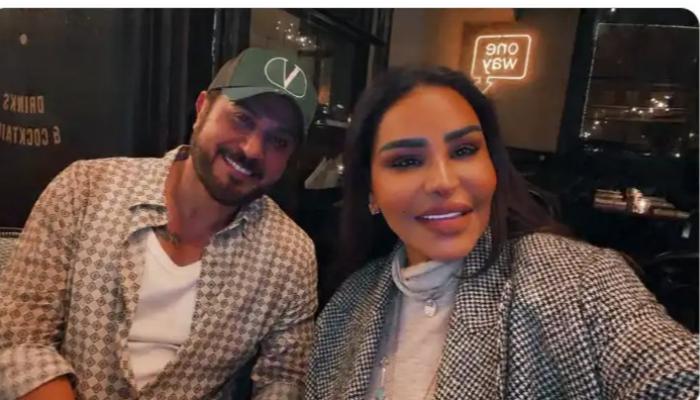 أحلام وماجد المهندس في لقاء خاص بباريس ..  مأدبة طعام تجمع النجمين