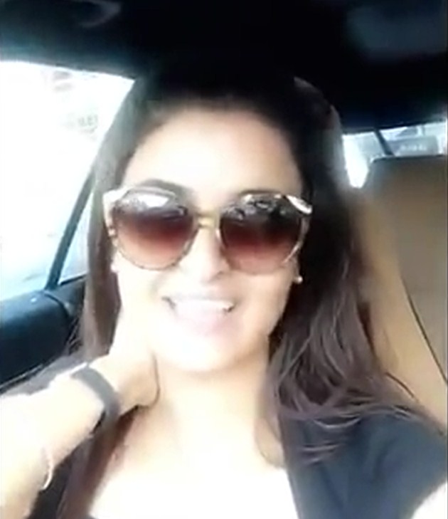 بالفيديو  ..  الأردنية علا الفارس تتعرض لحادث والسبب  ..  سناب شات