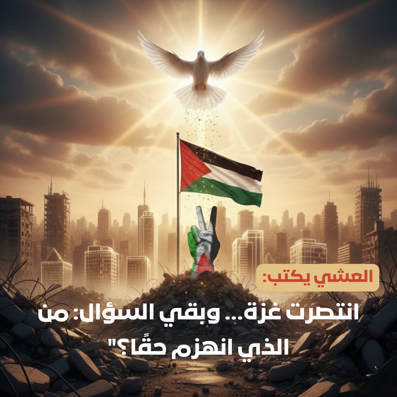 العشي يكتب: انتصرت غزة… وبقي السؤال: من الذي انهزم حقًا؟"