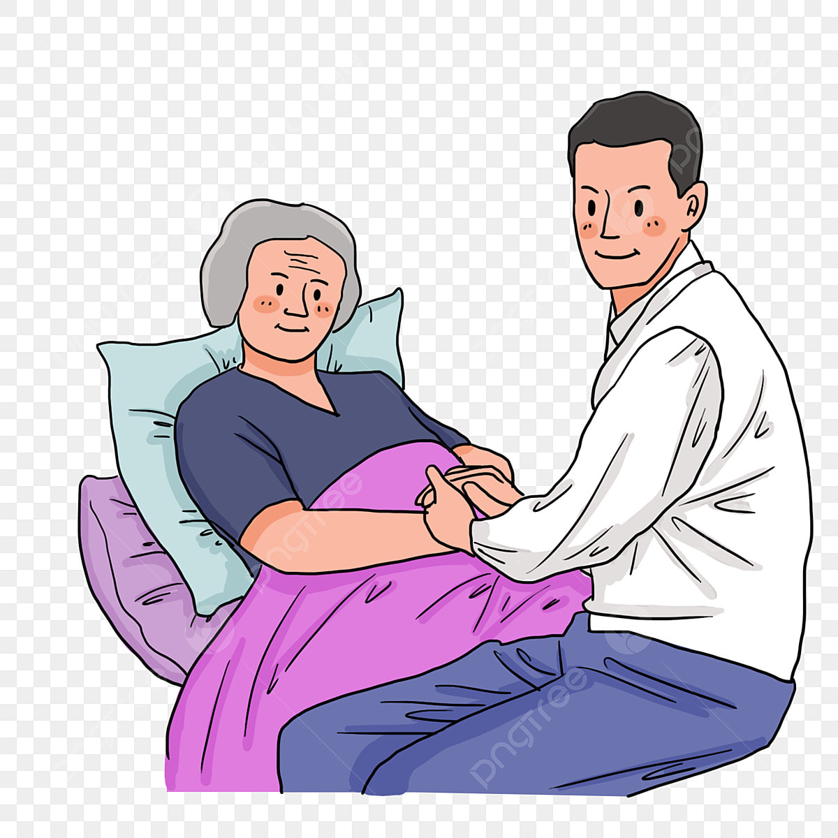 أمي عجوز مريضة ولا تريد الانتقال من بيتها!
