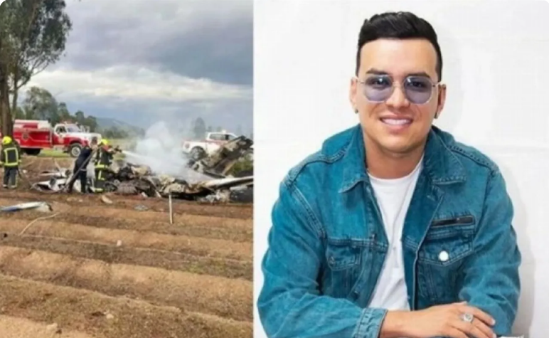 تنبأ بالوفاة في الجو ..  مصرع مغنٍ كولومبي بعد تحطم طائرته