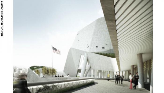 بالصور ..  المبنى الجديد للسفارة الامريكية في لندن يثير الجدل بعد تكلفة فاقت المليار دولار