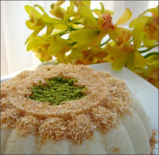 طريقة عمل كيكة الكنافة بالكاسترد