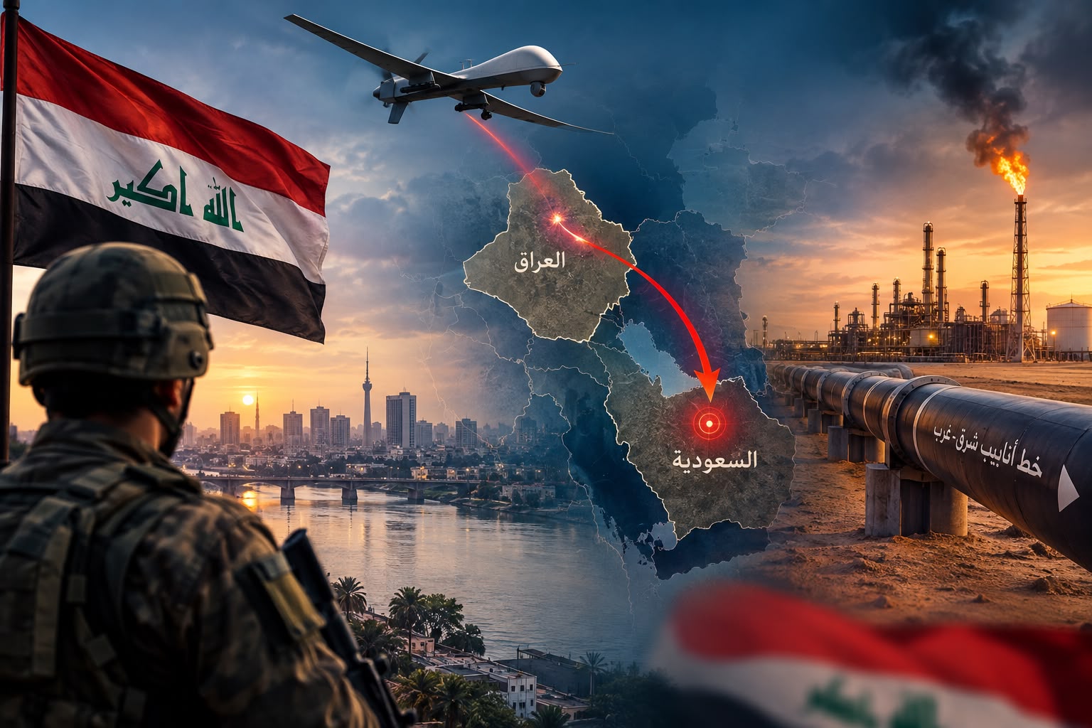من العراق إلى الخليج ..  هجمات بطائرات مسيّرة تضع سيادة بغداد على المحك