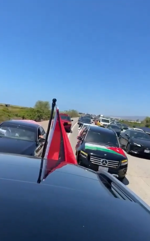 الجالية الأردنية في أمريكا تتوافد لدعم "النشامى"   ..  فيديو 