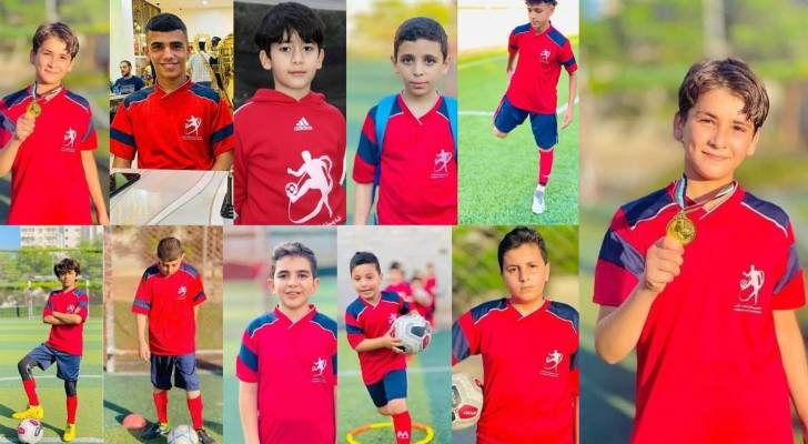 غزة تودّع عشرة لاعبين ناشئين استشهدوا بقصف الاحتلال