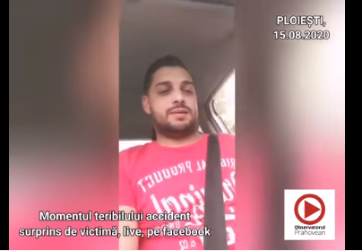 بالفيديو ..  بث مباشر لفنان روماني يوثق لحظة وفاته بحادث سير / شاهد