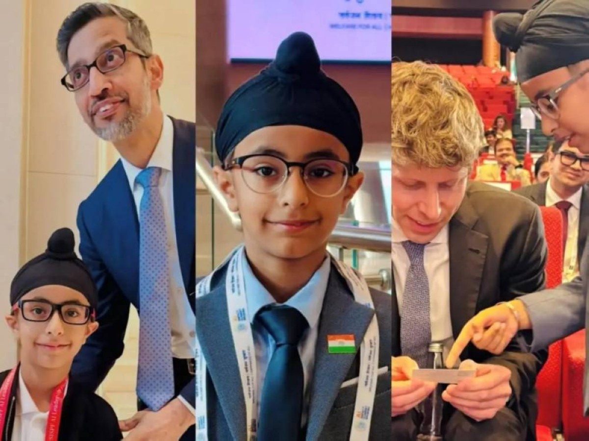 عمره 8 سنوات ..  طفل عبقري يذهل العالم في قمة الذكاء الاصطناعي