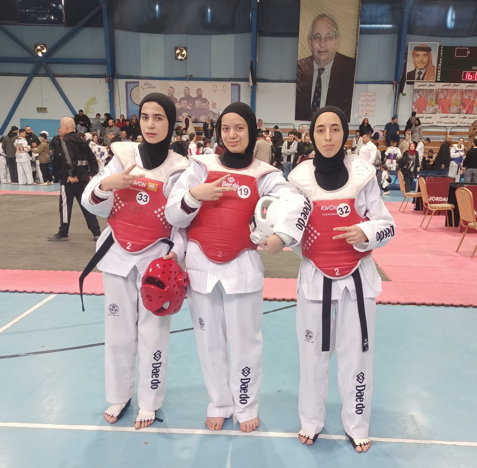 النجمة تالا بني سلمان تنتزع الحزام الأسود 2 دان في اختبارات الاتحاد الأردني للتايكواندو