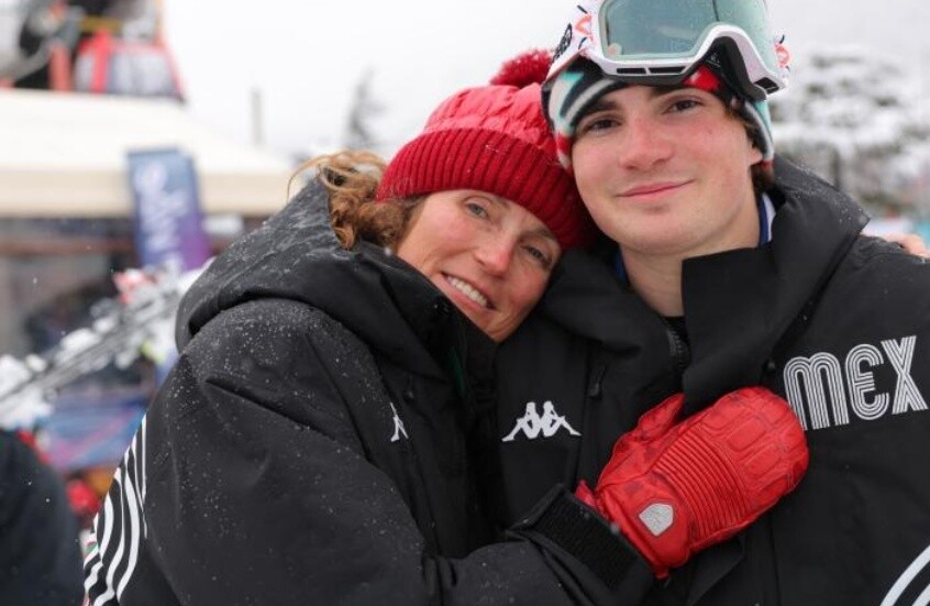 لأول مرة في التاريخ ..  أم وابنها يتنافسان في دورة أولمبية شتوية واحدة