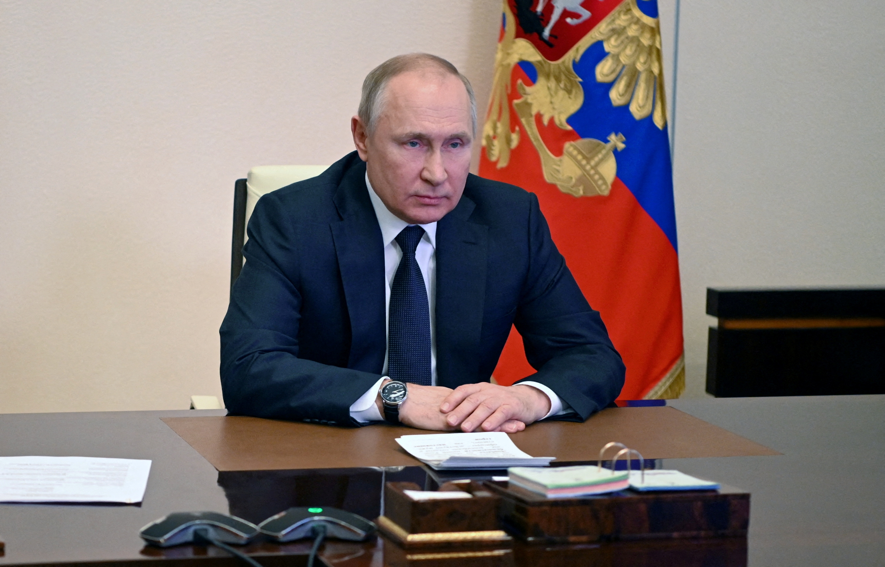بوتين يترأس اجتماعاً لمجلس الأمن الروسي