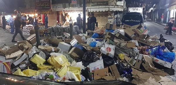 توقعات بإزالة %50 من النفايات المتراكمة بمدينة إربد فجر اليوم