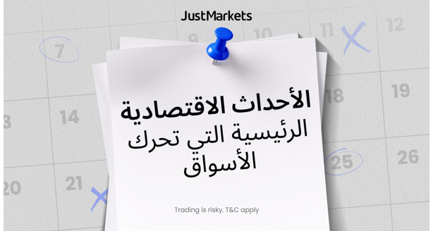 الأحداث الاقتصادية الرئيسية التي تحرك الأسواق