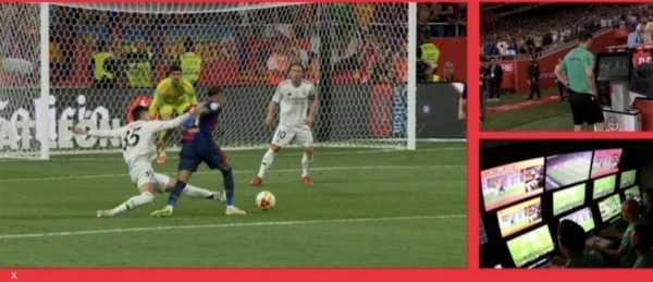  "ركلة الجزاء الوهمية" ..  جدل كبير في نهائي مدريد وبرشلونة