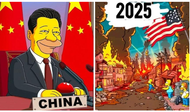 ما هي توقعات عائلة سيمبسون لأمريكا في 2025؟