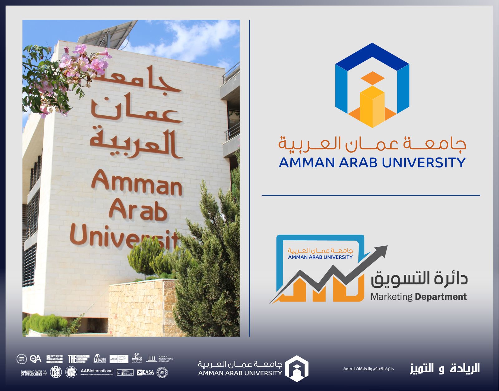 جامعة عمان العربية تطلق "منح سفراء الرياضة": فرصة ذهبية للطلبة المتفوقين رياضياً
