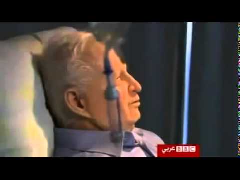 بالفيديو  ..  شاهد اللحظات الأخيرة للسفاح "شارون" قبل موته