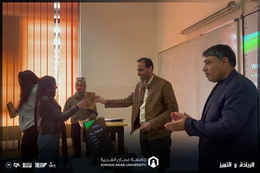 مسابقة طلابية لطلبة قسم اللغة الإنجليزية والترجمة في "عمان العربية"