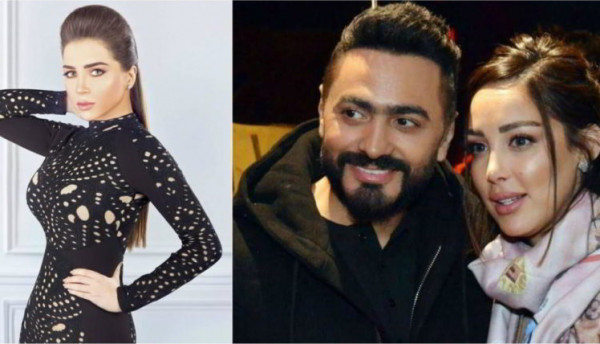 هل منعت بسمة بوسيل زوجها تامر حسني من التمثيل مع مي عزالدين؟