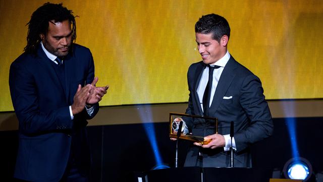 رودريغيز يتوج بجائزة "بوشكاش" لاجمل هدف في العالم