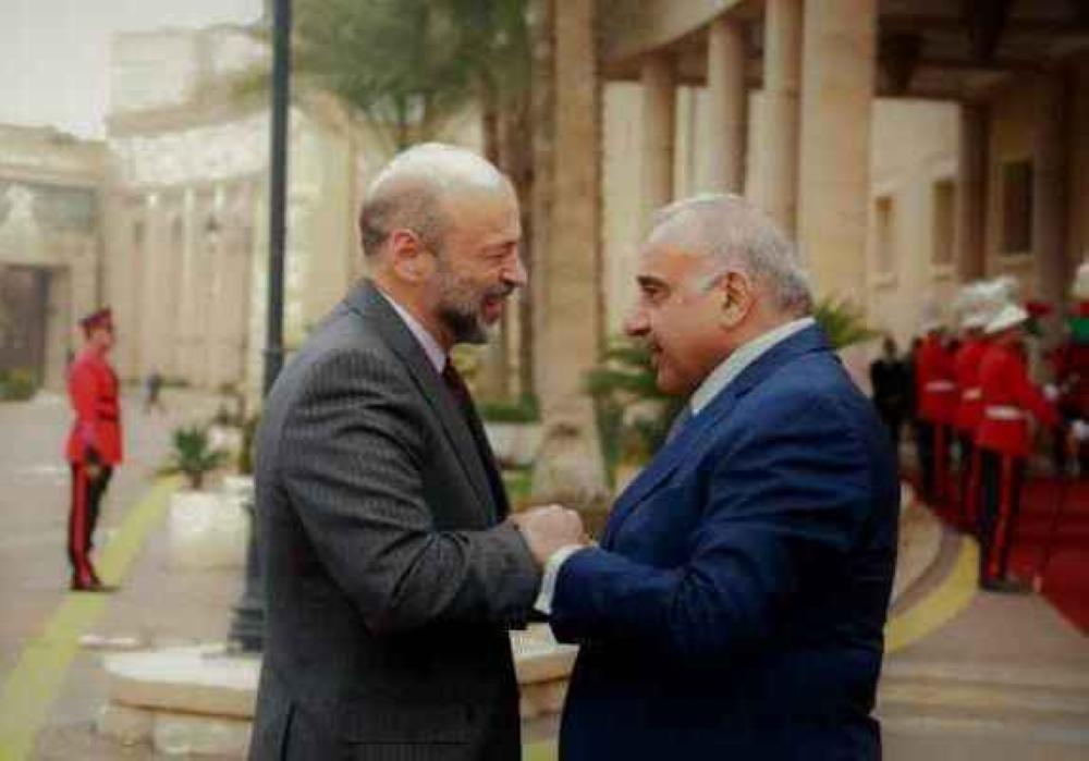 الرزاز ورئيس الوزراء العراقي يوقعان اتفاقيات مهمة في طريبيل اليوم