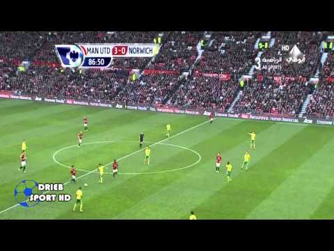 أهداف مانشستر يونايتد 4 - 0 نوريتش (2/3/2013) عصام عبدو [HD]