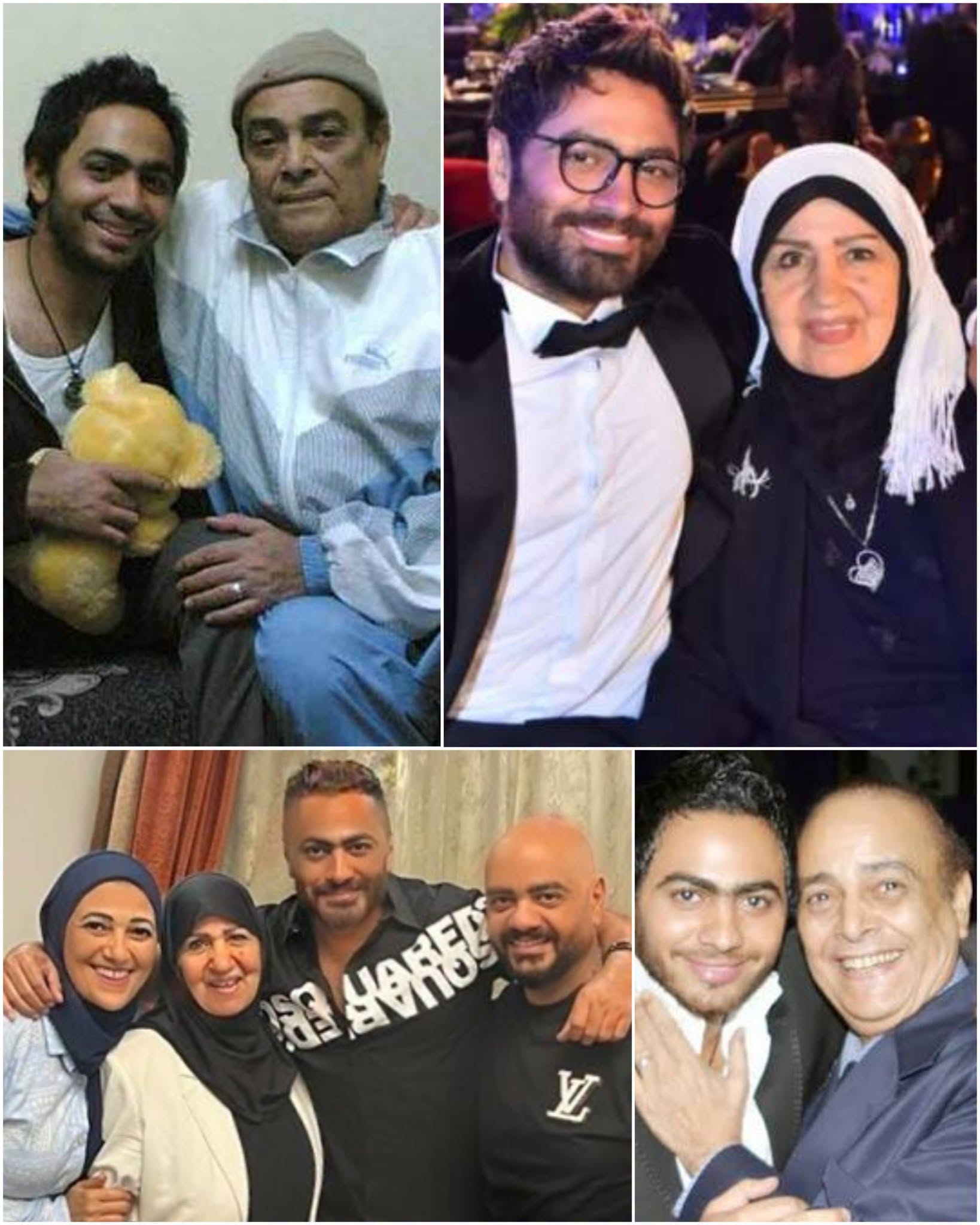 بعد وفاة حسني شريف ..  قصة حب في دمشق جمعت والد تامر حسني بوالدته السورية