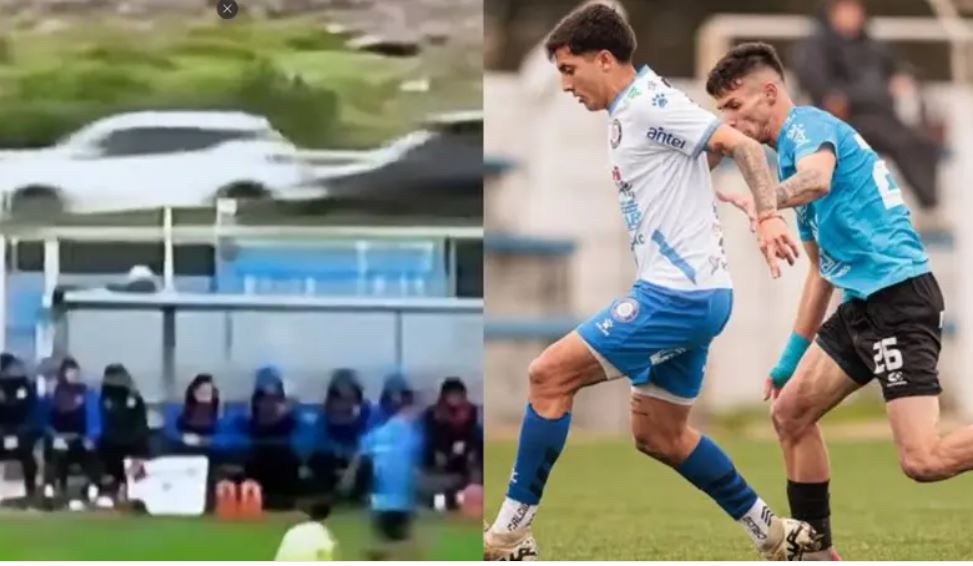 الأوروغواي ..  ركل الكرة نحو الطريق الرئيس وتسبب بحادث مروري