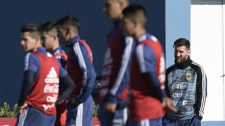 مونديال روسيا ..  ميسي يلتحق بتدريبات المنتخب الأرجنتيني