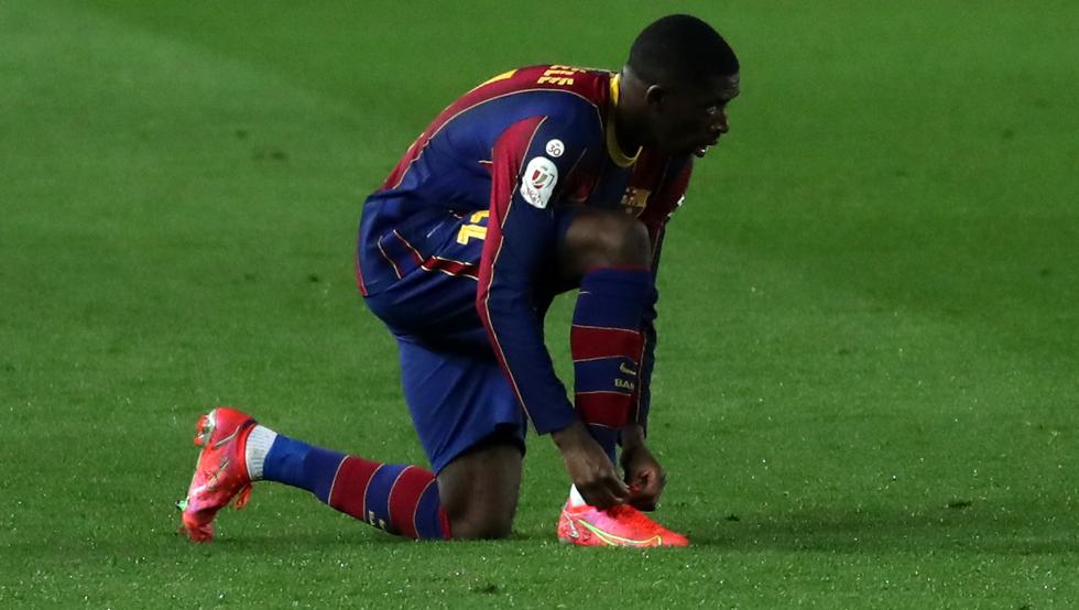 قلق في برشلونة من العروض القادمة لـ ديمبيلي