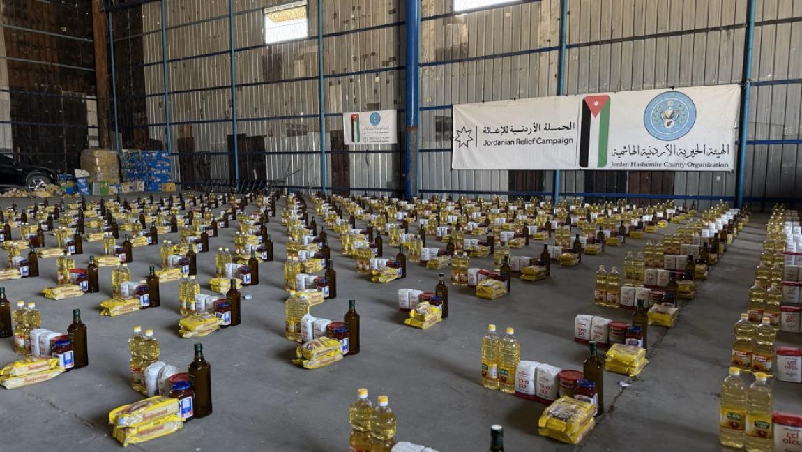 الخيرية الأردنية الهاشمية: نوزع 3 إلى 4 آلاف طرد غذائي في غزة يوميًا