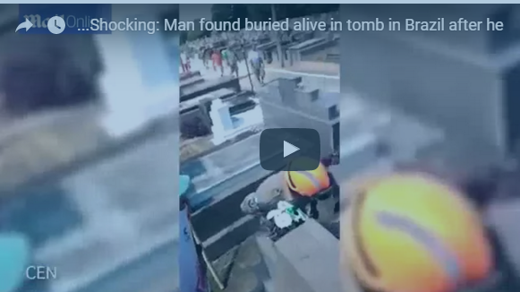 بالفيديو: لحظة العثور على رجل دفن حياً