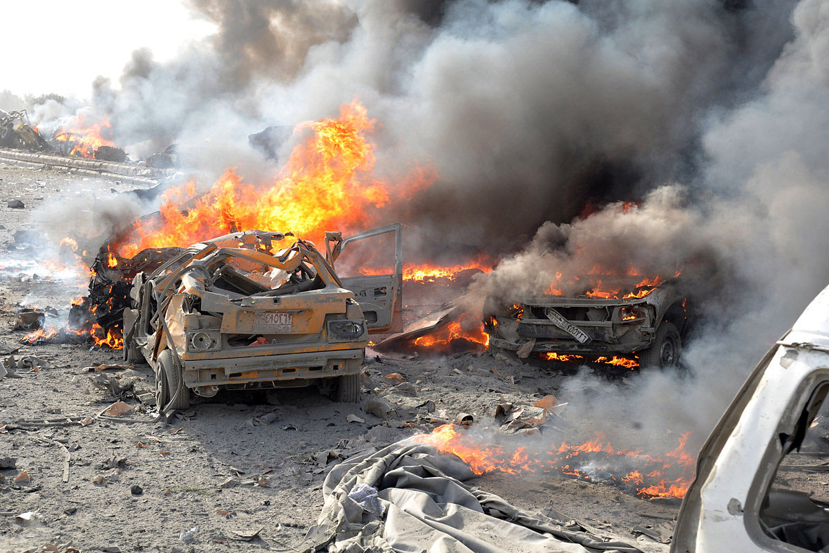 مقتل واصابة 63 عراقيا بتفجير في صلاح الدين