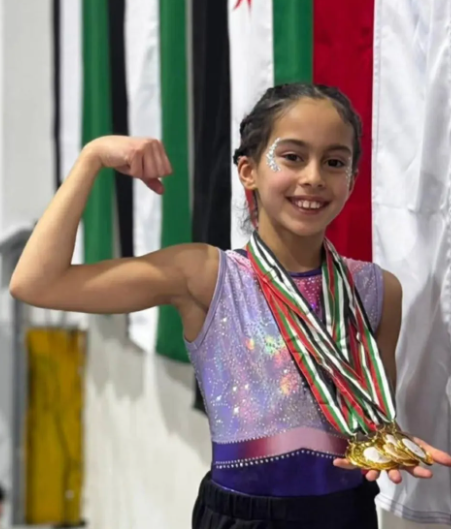 جوري القضاة ..  بطلة أردنية تتألق في الجمباز وتتوج بالمركز الأول