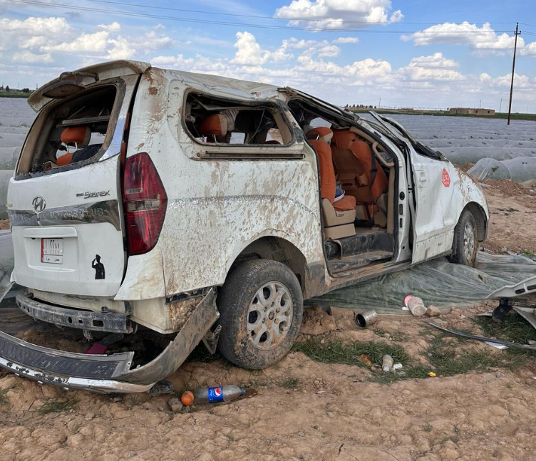 العراق  ..  سفرة عائلية تتحول الى فاجعة في صلاح الدين 