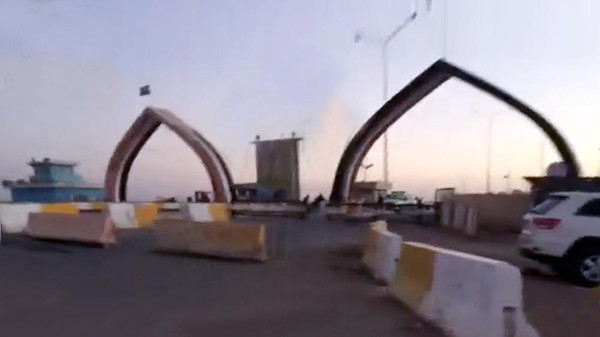 فيديو لمعبر "طريبيل" الحدودي بعد انسحاب قوات المالكي