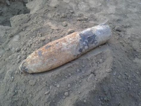 اربد : العثور على قنبلة قديمة في منطقة "عين سحم" الحدودية
