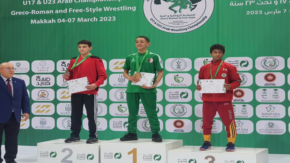 ميدالية فضية للأردن في البطولة العربية للمصارعة