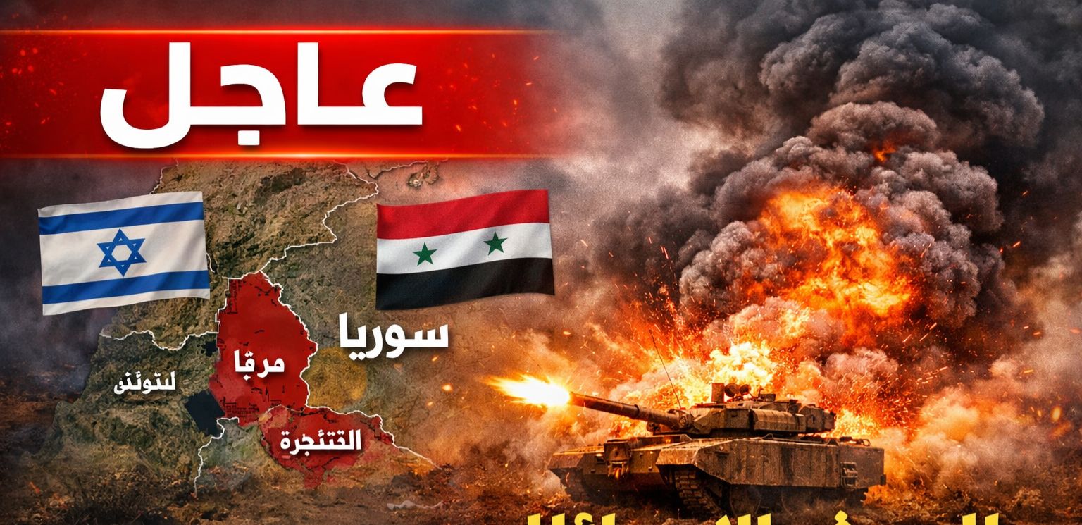 الجيش الإسرائيلي يقصف مواقع للجيش السوري في جنوب سوريا 