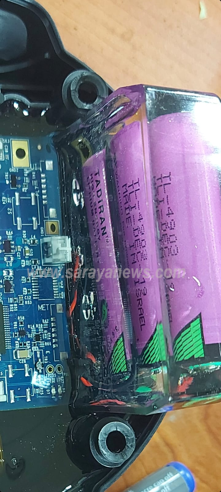  مياه العقبة تعترف : بطارية العدادات الذكية صناعة صهيونية "جركن" لقياس دقة الديجيتال  .. صور 