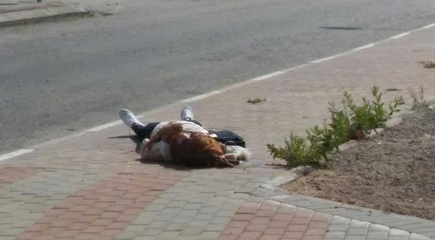 بالصور  ..   استشهاد فتاة فلسطينية برصاص الاحتلال بزعم محاولتها تنفيذ عملية طعن في نابلس
