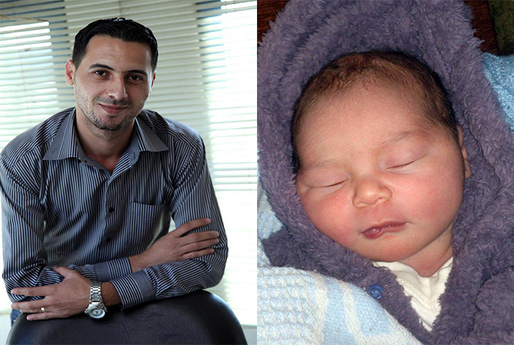  الزميل احمد عبده يرزق بمولوده جديدة “سيرين”